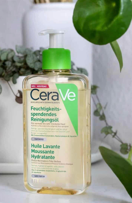 شوینده روغنی سراوی CERAVE مناسب پوست بسیار خشک و حساس ۴۷۳ میل